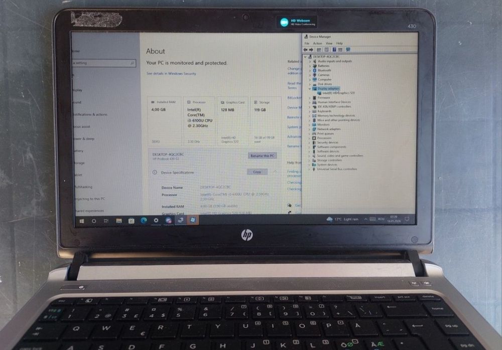 Laptop HP Probook 430 g3