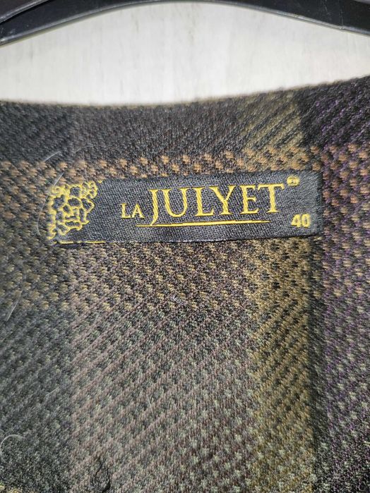 Платье теплое, клетка, Турция