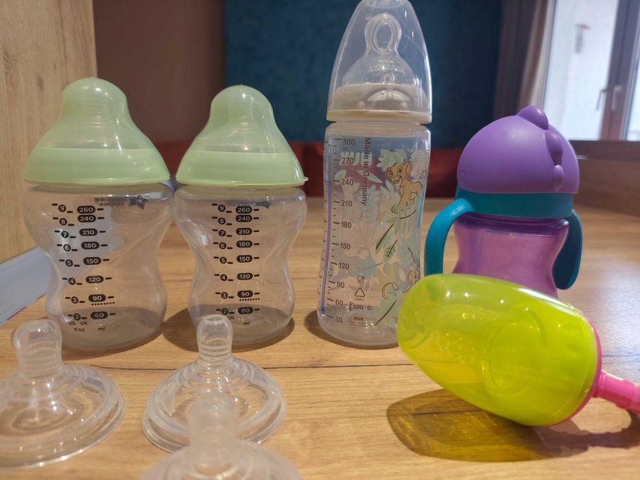 Шишета за вода, мляко, биберони, клипсове