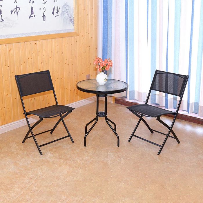 Градински сет - Aurora - маса с 2 стола - сгъваеми