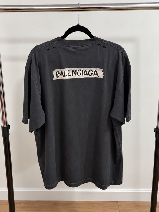 Tricou Balenciaga Distressed