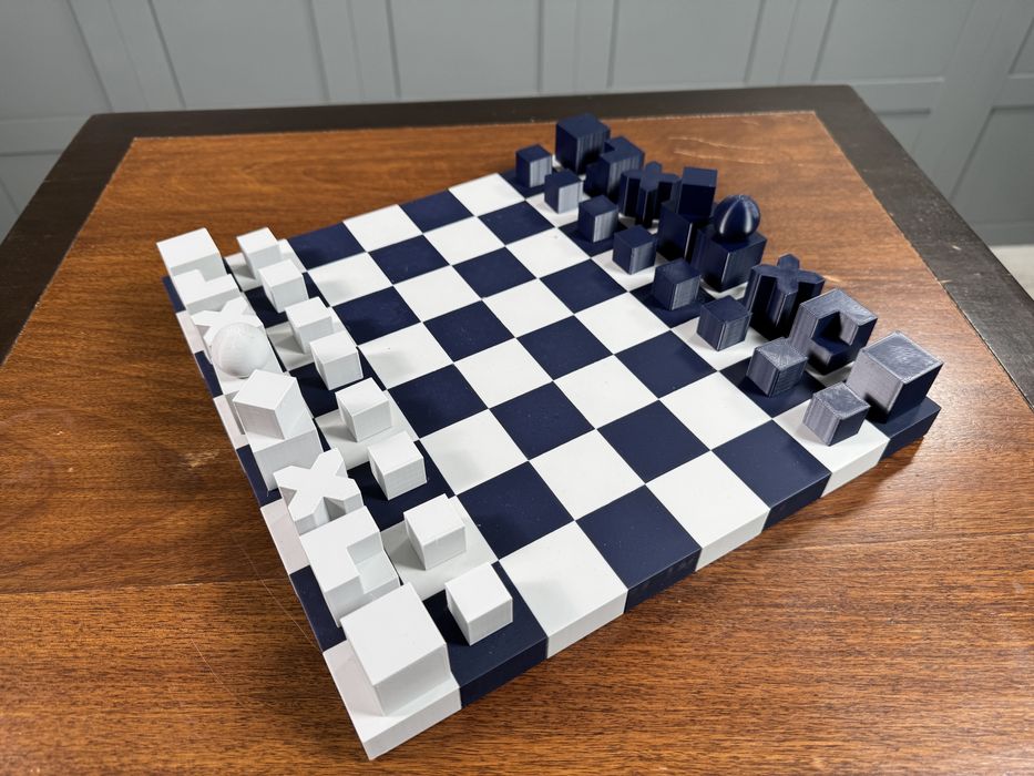 Шахмат в стил Bauhaus КК012