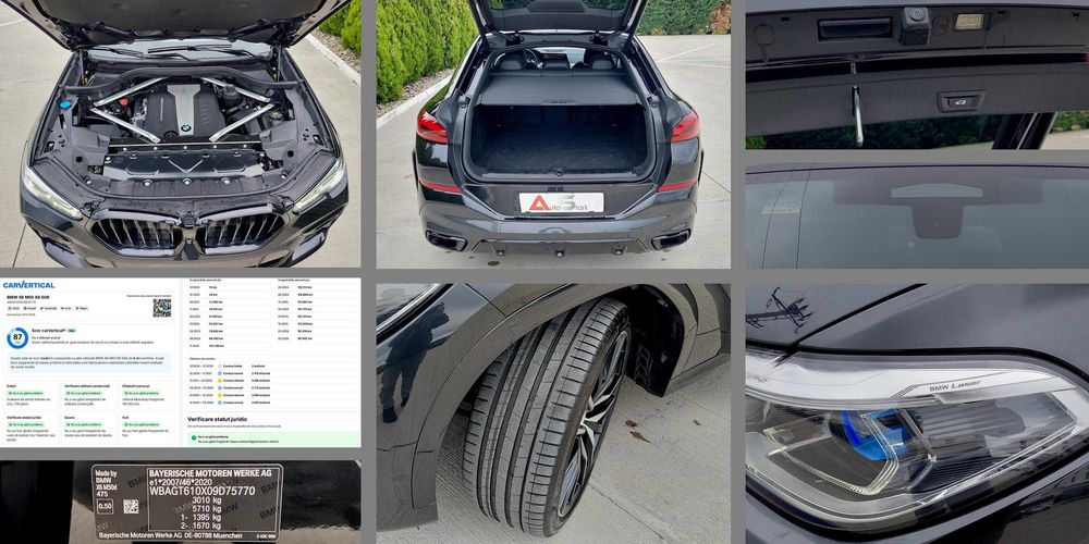 BMW X6 G06 M50d 3.0d 400cp *2021* Import Recent / Impecabil