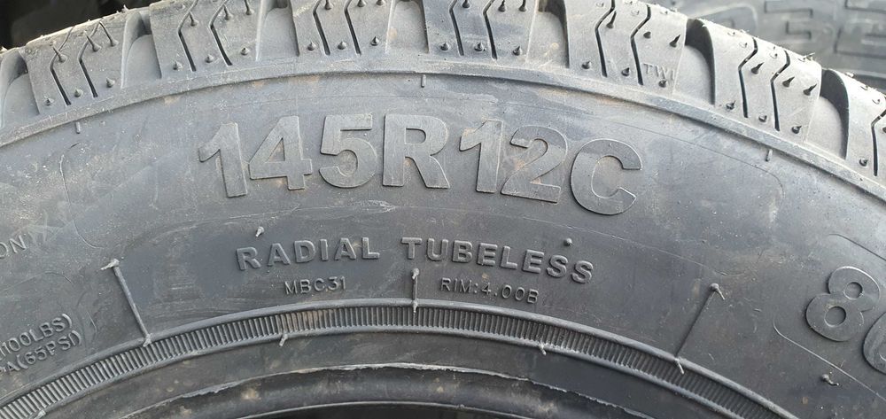 145R12C cauciucuri noi pentru remorci auto, C-uri de greutate WYZE