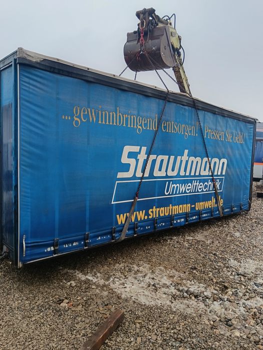 Suprastructura camion, duba cu prelata  pe role, magazie 7,1m