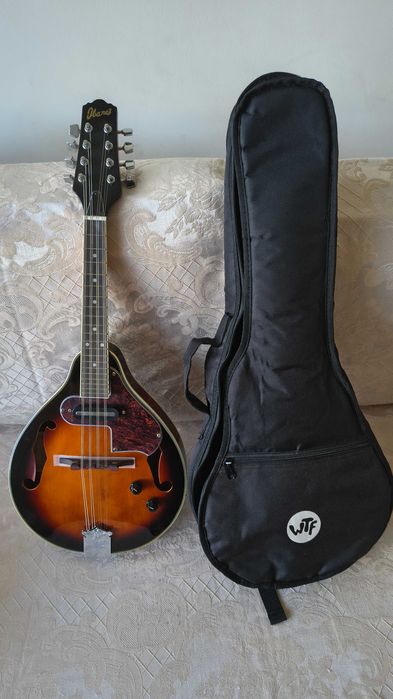 Електро-акустична мандолина Ibanez M510E-BS + калъф WTF MAN10 (Чисто нови)