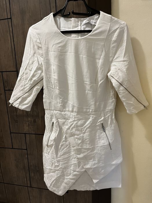 Красива секси бяла рокля, XS/S размер