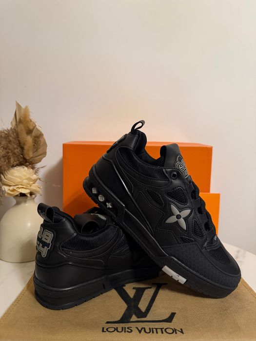 Adidasi/Papuci L O U I S V U I T T O N Skate Black