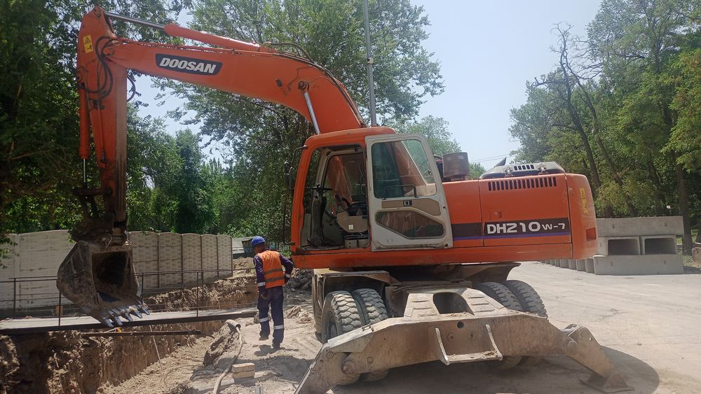 Услуги колёсные эксковатора