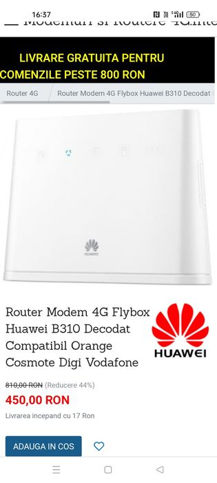 modem Huawei 4g nou