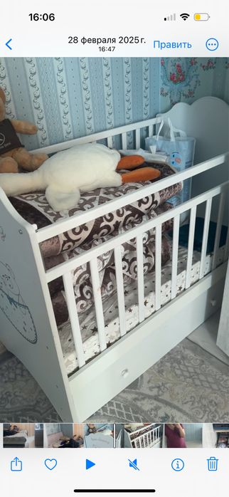 Продам детский кровать почти новая!