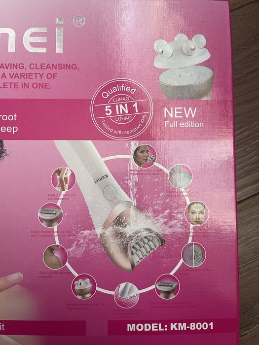 Епилатор ел. Пила масажор четка за лице