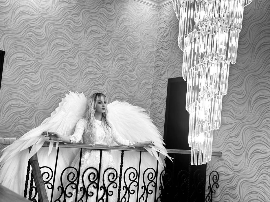 Очень красивые крылья ангела