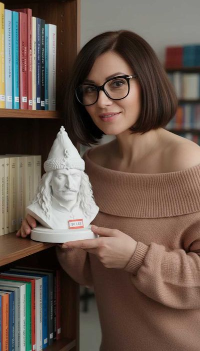 Statueta bust Vlad Tepes