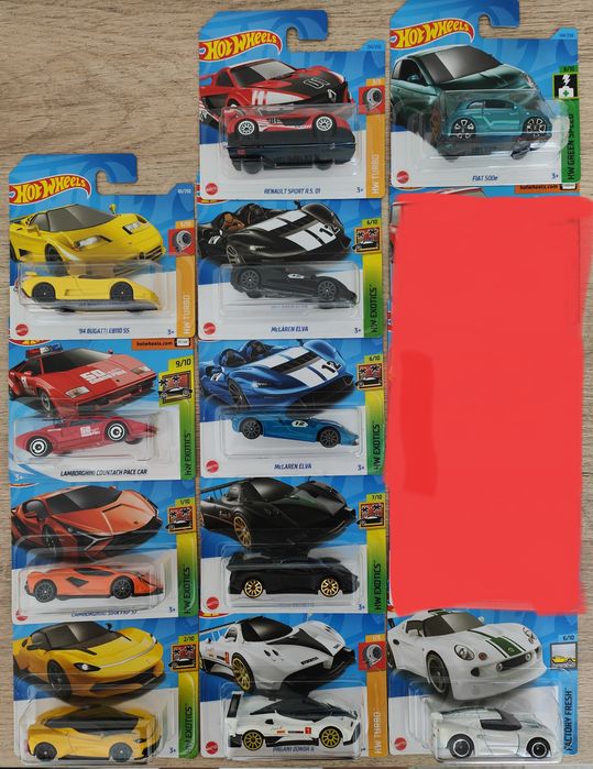 Hot Wheels колички 1/64 - 2015-2023г