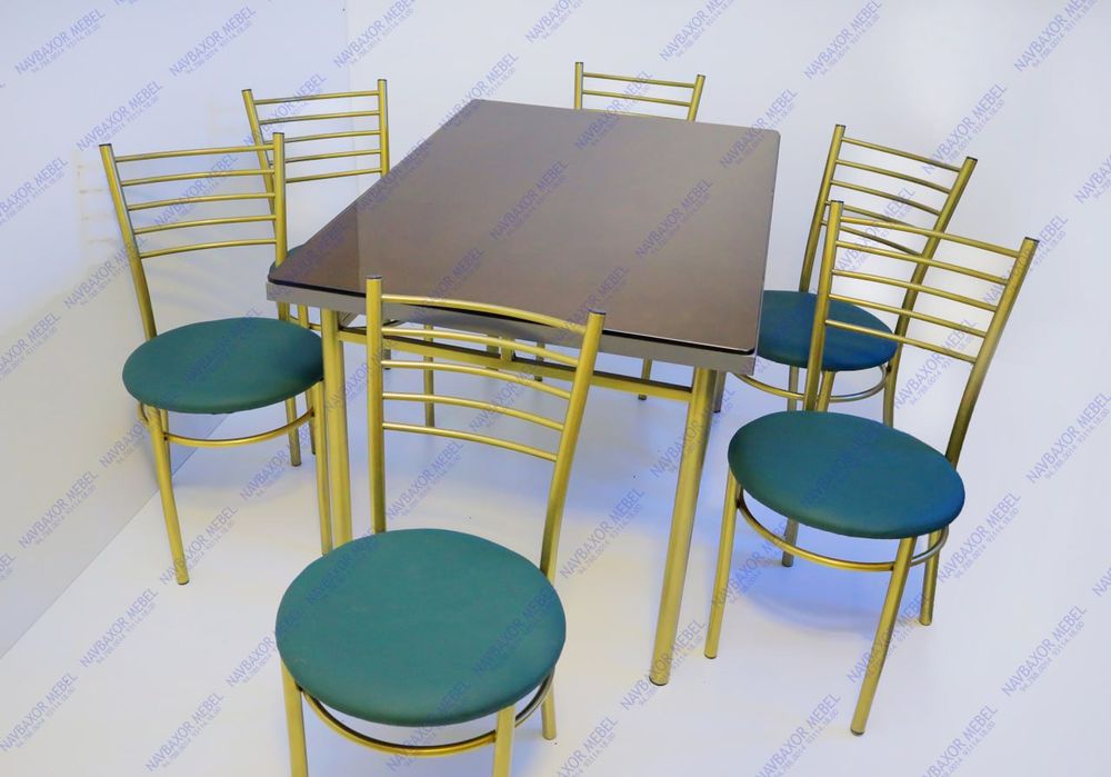 Nerjaveyka va temir stol stullar