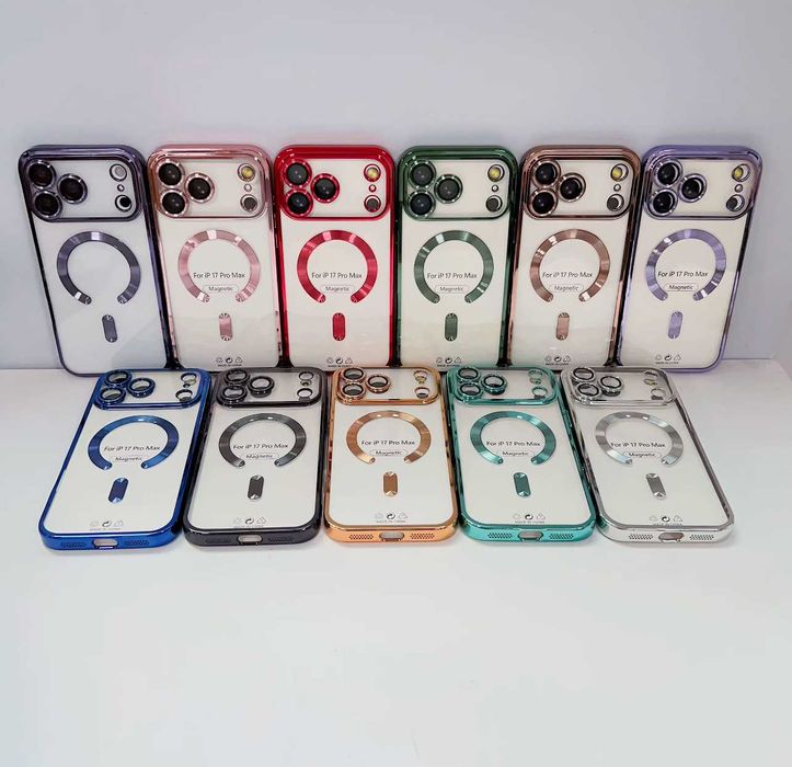 Husa Luxury MagSafe pt iPhone Air / 17 / 17 Pro / 17 Pro Max