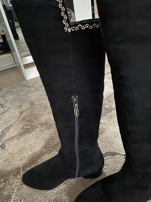 Cizme piele intoarsa