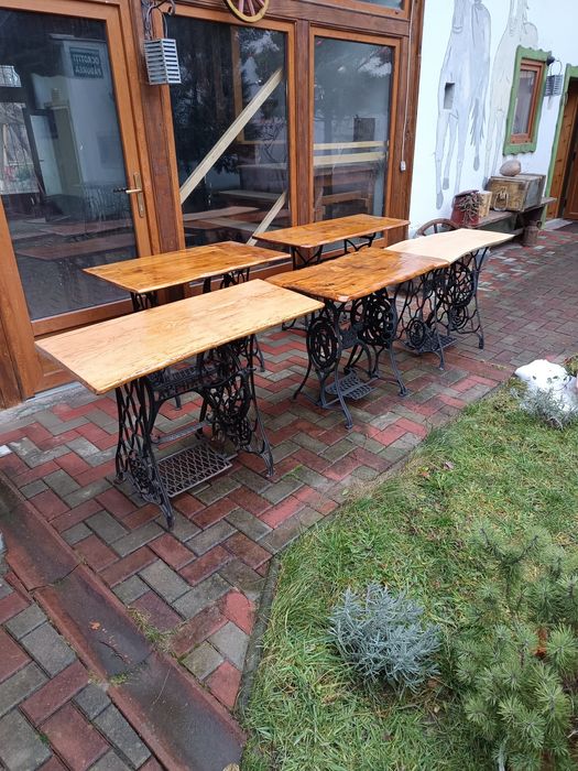 Mese cafenele/ localuri din mașină de cusut