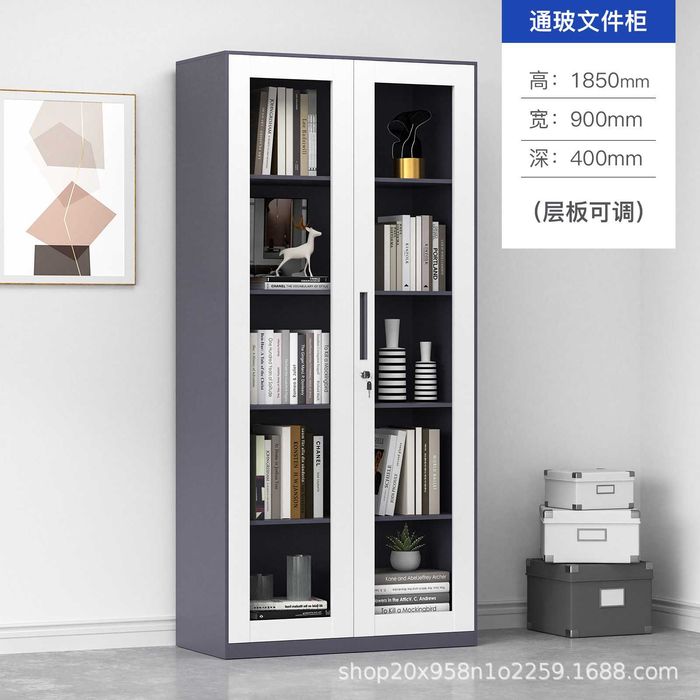 Arxiv shkafi metall hujjatlar uchun ofis mebeli qulf bilan ulgurji