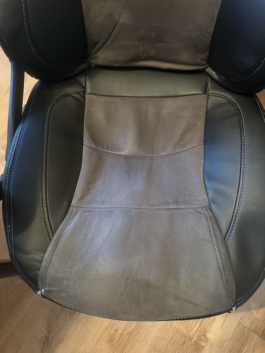 Геймърски стол с кожа алкантара