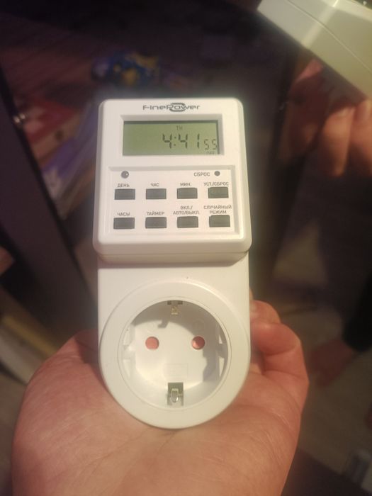 Розетка с таймером на 3.5 кв