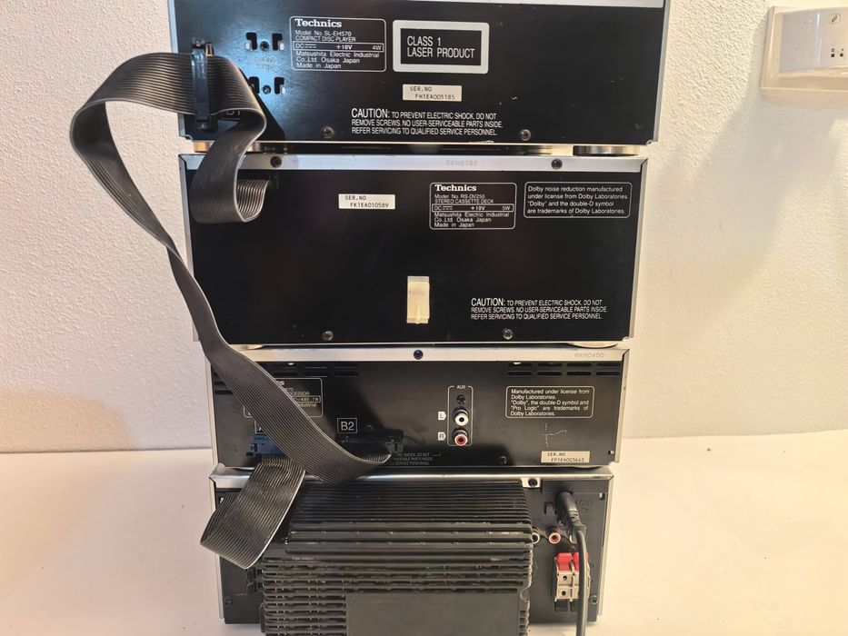 Amplificator Technics SA EH 670, procesoe sunet SH EH 670, CD SL EH 570 si deck  RS DV 250 staie