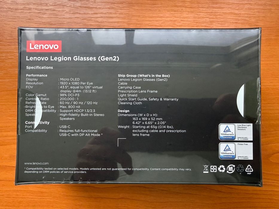 Lenovo Glasses Gen 2 Smart Glasses