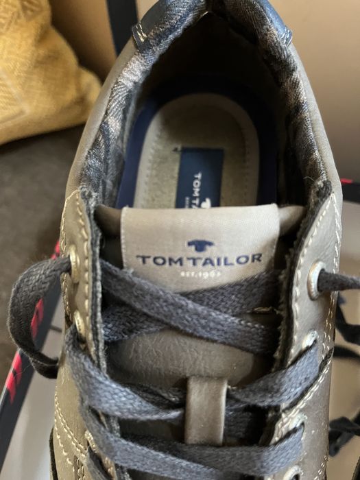 Кожени обувки Tom Tailor