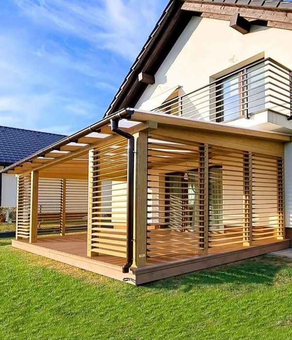 Vand foisoare de gradina pergole terase 8x3