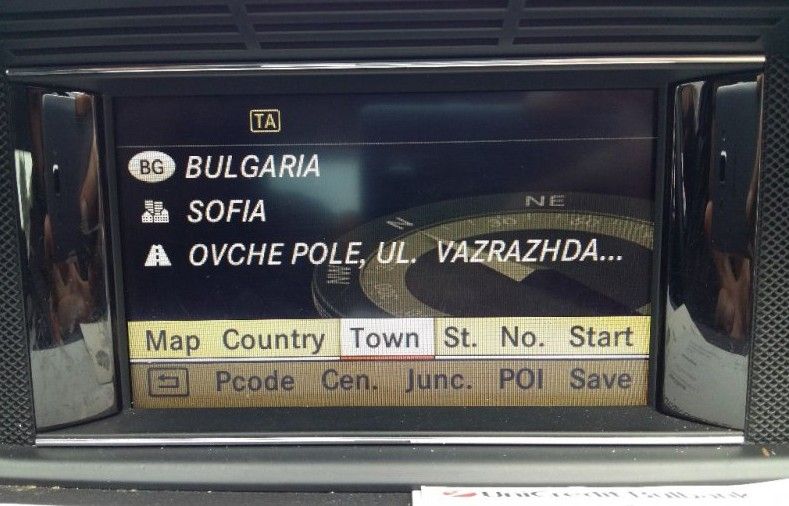 диск Карти за навигация за Mercedes Benz Audio 50 APS NTG4 W204 и W212