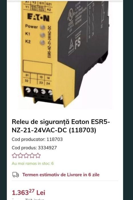 Releu safety Eaton