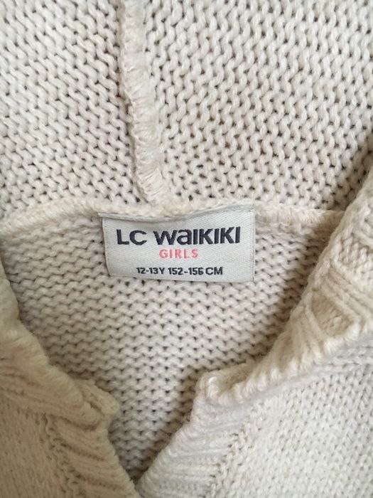 Poncho cu gluga pentru fete