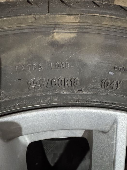 Джанти с летни гуми 5х112 225/60/18