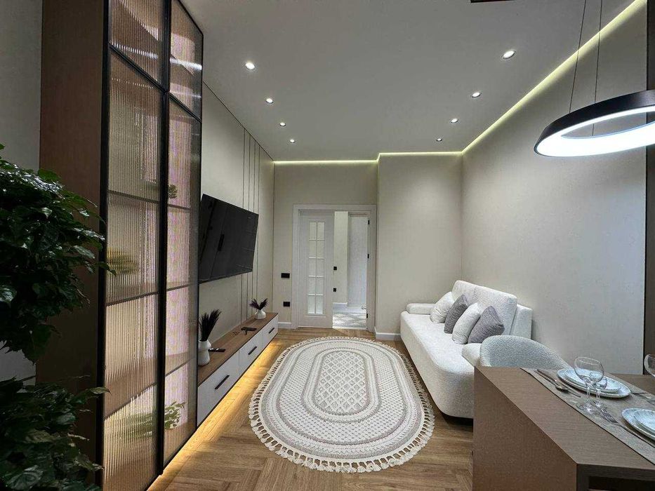 ЖК O’z Makon | 2-комнатная 42 м² с ремонтом | ТЦ Алфраганус