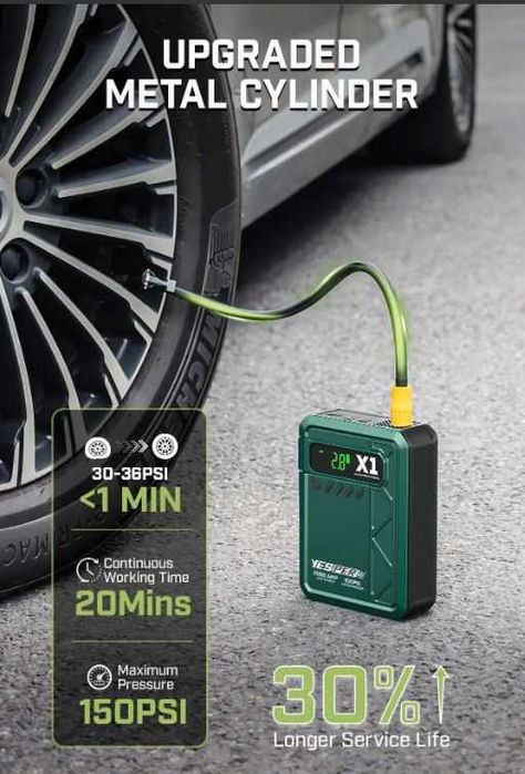 robot pornire auto compresor auto portabil Baterie externa Jumpstarter