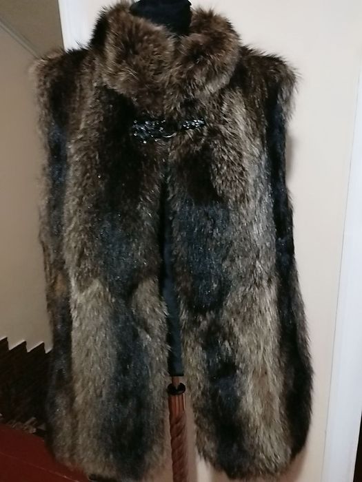 Мех натуральный Шуба 52/54 Новый Норка и Енот 54 оЖилетки