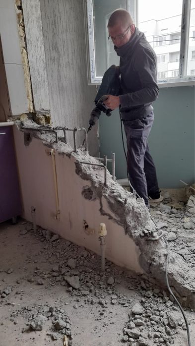 Демонтаж разрушение