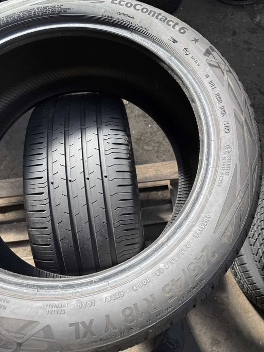2x Anvelope Vara 245/45 r18 - Continental EcoContact 6 XL steluta BMW