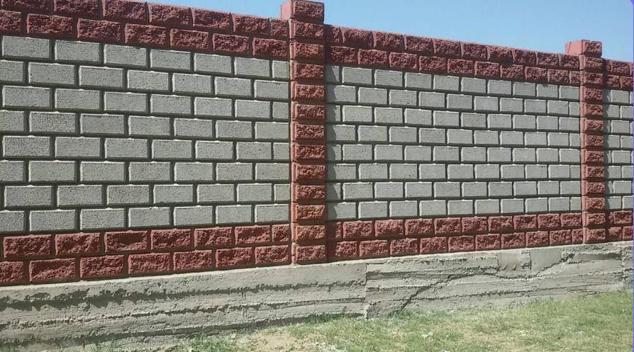 Сплитерные блоки и колонны для забора