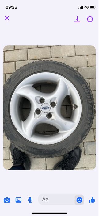 Vand un set de roti pe 16 cu jante