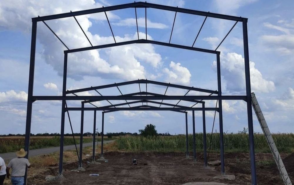 Vand structura metalica hala metalica