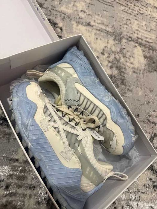 #CALITATE PREMIUM# OFF-WHITE Odsy-1000 White Blue Marble - Verificare colet