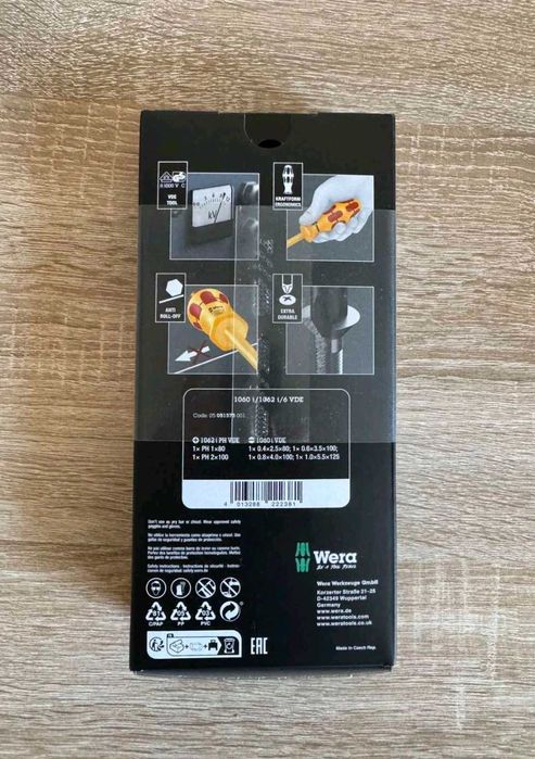 Wera-Професионални електрически отвертки -6 бр