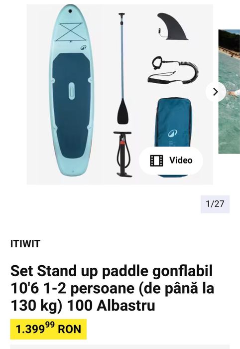 Placa de surf gonflabila