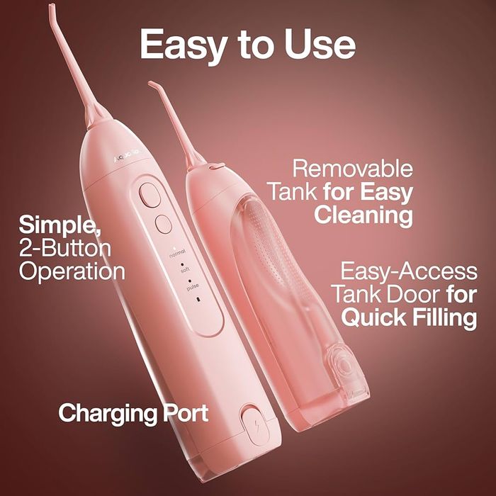 AquaSonic Icon Water Flosser (Blush - och pushti)