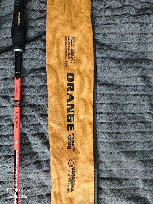 Продам спиннинг Kosadaka orange