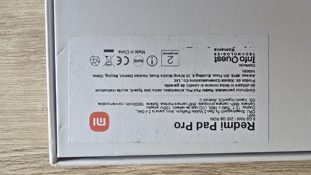 Xiaomi Redmi Pad Pro 12.1” – 8GB RAM / 256GB – Ocean Blue