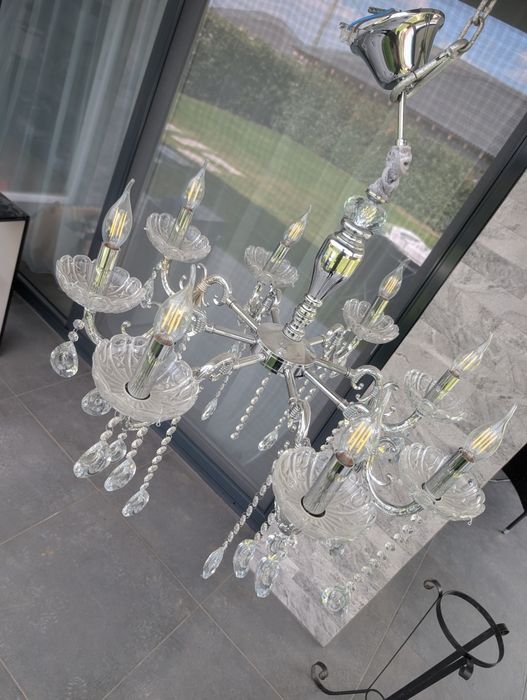 Candelabru Elegant Crystal Style – 8 brațe