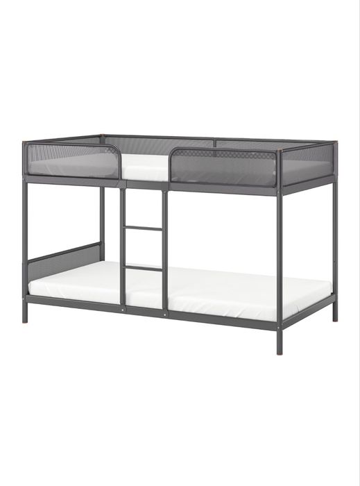 Pat metalic copii supraetajat